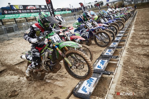 MAXIME DESPREY LEADER EN ELITE MX2 2015 motocross départ