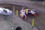 La chute d'Antonio Cairoli au GP motocross MXGP Italie 2014