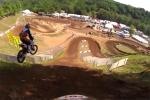 La piste du GP motocross MXGP Italie 2014 en camra embarque