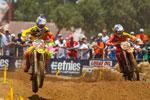 La bataille entre James Stewart et Ryan Dungey au motocross ama Freestone 2012